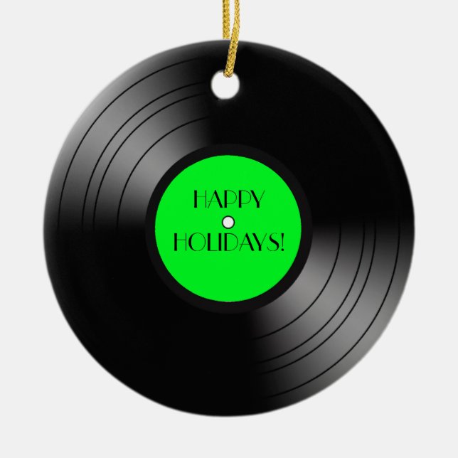 Décoration En Céramique Enregistrer l'album Joyeux jours fériés (Devant)