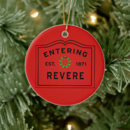 Décoration En Céramique Entrée de Revere, MA Noël