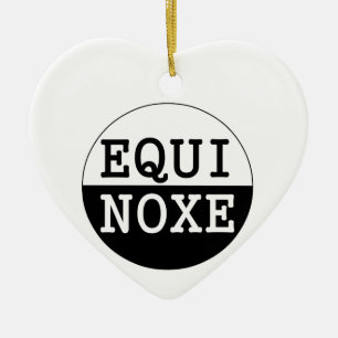 Décoration En Céramique équinoxe noir et blanc