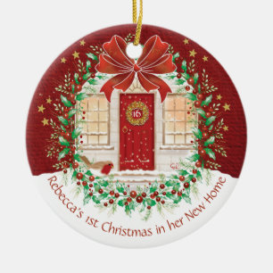 Décoration En Céramique ęr Noël, nouvelle maison, célibataire,