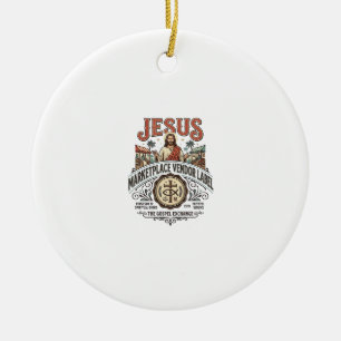 Décoration En Céramique Étiquette de vendeur du marché de Jésus Marketplac