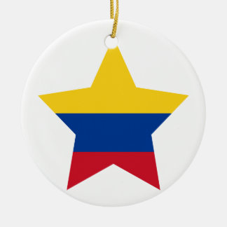Décoration En Céramique Étoile de la Colombie