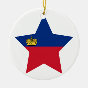 Décoration En Céramique Étoile de la Liechtenstein