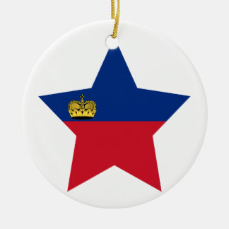 Décoration En Céramique Étoile de la Liechtenstein