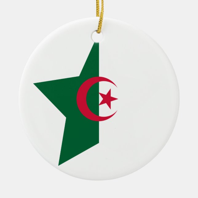 Décoration En Céramique Étoile de l'Algérie (Devant)