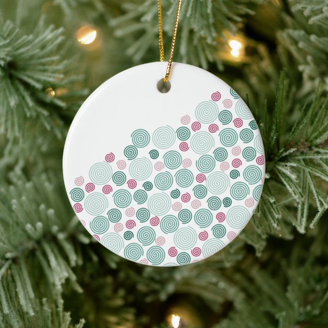 Décoration En Céramique Evergreen Swirl - (Pattern) (Arbre)