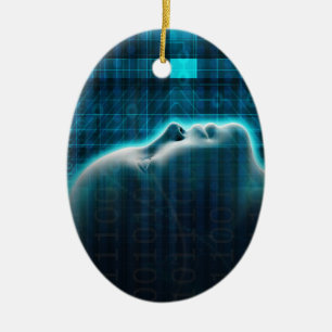 Décoration En Céramique Évolution d'intelligence artificielle avec