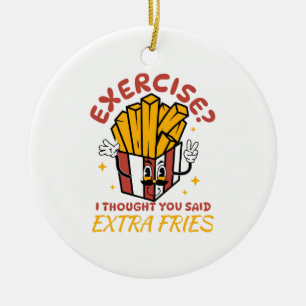 Décoration En Céramique Exercice Je Pensais Que Vous Aviez Dit Frites Supp