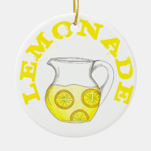 Décoration En Céramique Faire de la citronnelle jaune citron Ade Pitcher C