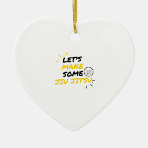 Décoration En Céramique Faisons du jitsu jiu