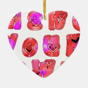 Décoration En Céramique Faites votre propre coeur
