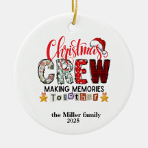 Famille personnalisée moderne coloré Joyeux Noël m
