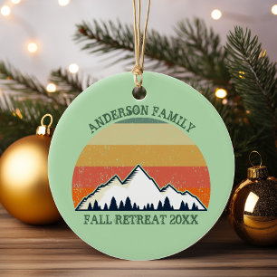 Décoration En Céramique Family Reunion Sunset Mountain Beautiful Keepsake