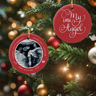 Décoration En Céramique Fausse couche / Bébé Perte Memorial Noël