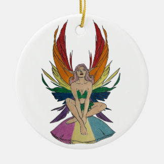 Décoration En Céramique Fée pansexuelle