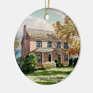 Décoration En Céramique Ferguson homestead ornament - The Cedars