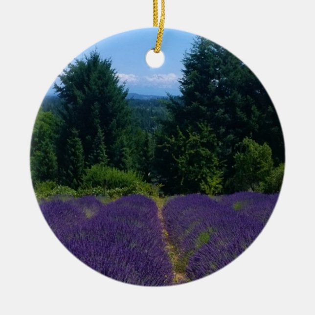 Décoration En Céramique Ferme de Lavender (Devant)