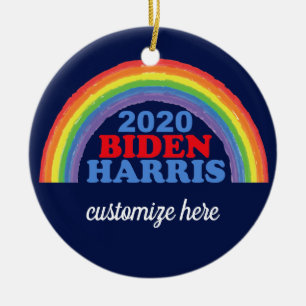 Décoration En Céramique Fête de Noël de Biden Harris 2020