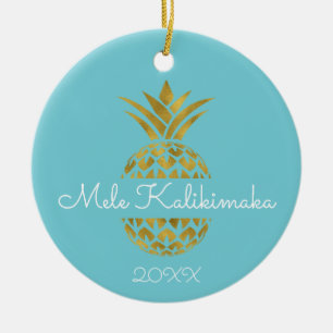 Décoration En Céramique Fête de Noël de Mele Kalikimaka
