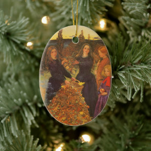 Décoration En Céramique Feuilles d'automne de Sir John Everett Millais