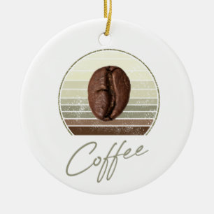 Décoration En Céramique Fèves De Café Pour Espresso Et Retro Barista