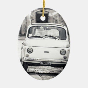 Décoration En Céramique Fiat 500, Cinquecento en Italie