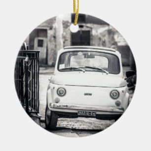 Décoration En Céramique Fiat 500, Cinquecento en Italie