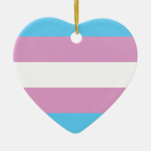 Décoration En Céramique Fierté transexuelle