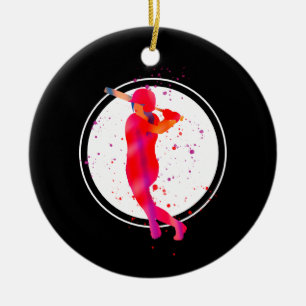 Décoration En Céramique Fille à Bat