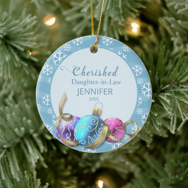 Décoration En Céramique Fille chère en droit Noël (Arbre)