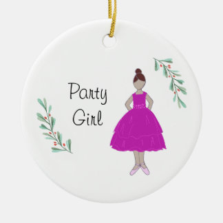 Décoration En Céramique Fille de fête de casse-noisette personnalisée Souv