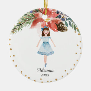 Décoration En Céramique Fille décoratrice de Nutcracker personnalisée