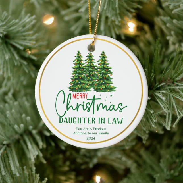 Décoration En Céramique Fille en droit Noël au coeur (Arbre)