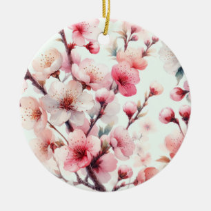 Décoration En Céramique Fleur de cerise