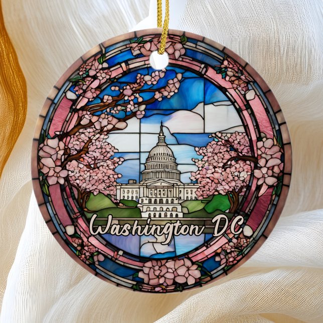 Décoration En Céramique Fleur de cerisier personnalisée Washington DC (Créateur téléchargé)