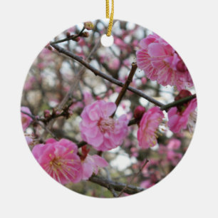 Décoration En Céramique Fleur de cerisier rose / Sakura / ク(桜)