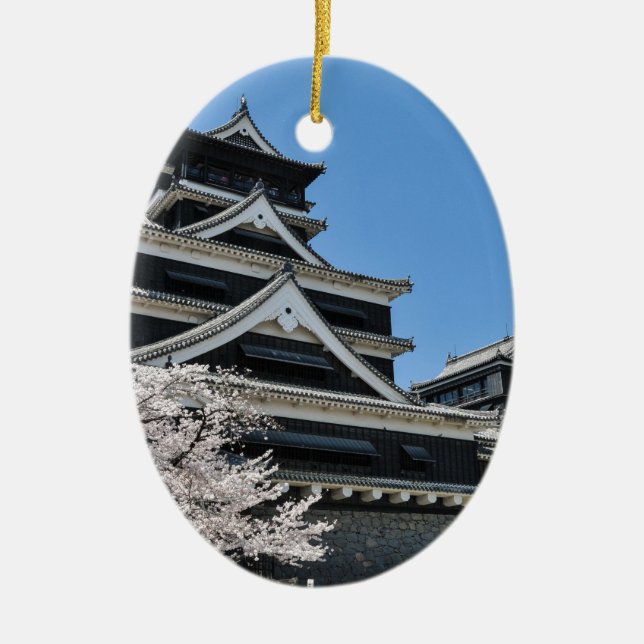 Décoration En Céramique Fleur de cerisiers au Japon (Devant)