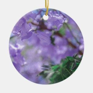 Décoration En Céramique Fleurs d'arbre pourpres Jacaranda