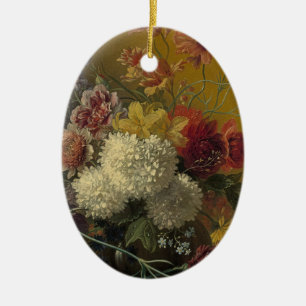 Décoration En Céramique Fleurs de maître hollandais antique Georgius van O