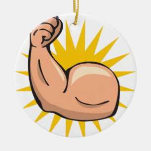 Décoration En Céramique Flex de bras fort