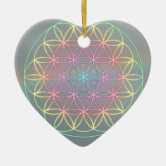 Décoration En Céramique "Flower of Life"