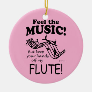 Décoration En Céramique Flûte Sentez La Musique