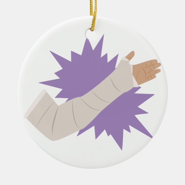 Décoration En Céramique Fonte de bras (Devant)