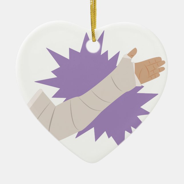 Décoration En Céramique Fonte de bras (Devant)