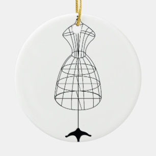 Décoration En Céramique Forme de robe