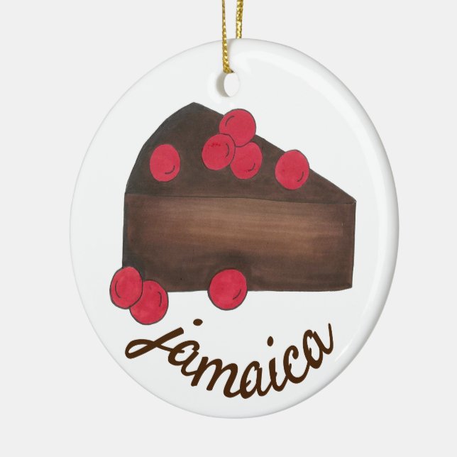 Décoration En Céramique Frice jamaïcaine au rhum caraïbe (Gauche)