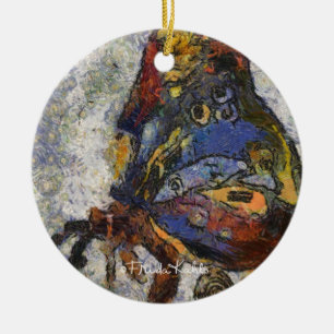 Décoration En Céramique Frida Kahlo Butterfly Monet Inspiré