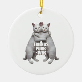 Décoration En Céramique Friends Purr-Ever
