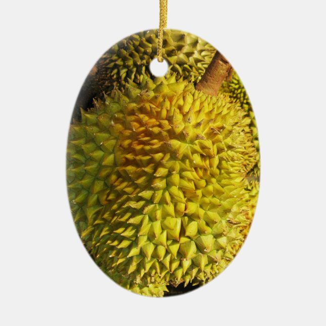 Décoration En Céramique Fruit durian (Devant)