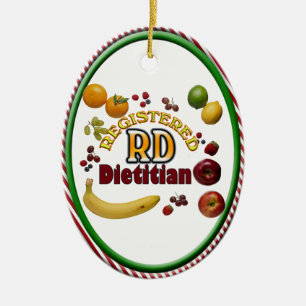 DÉCORATION EN CÉRAMIQUE FRUITY RD DIÉTITIEN ENREGISTRÉ